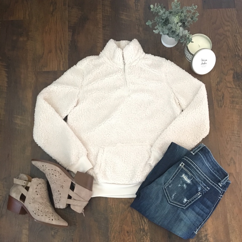No Boundaries • Super Soft Sherpa Sweater